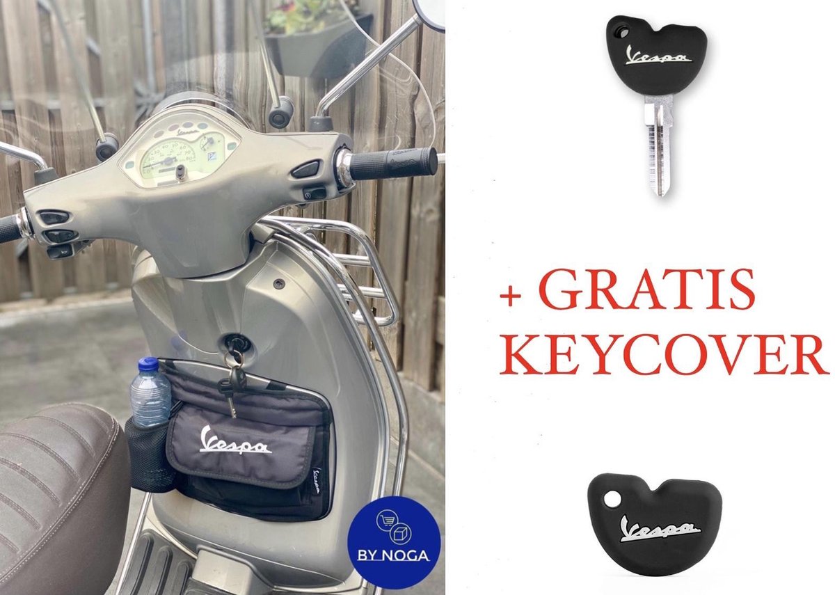 By Noga  -  Vespa Scootertas + GRATIS KEYCOVER 