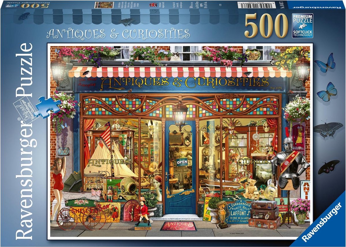 Ravensburger puzzel Antiek en curiosa - legpuzzel - 500 stukjes