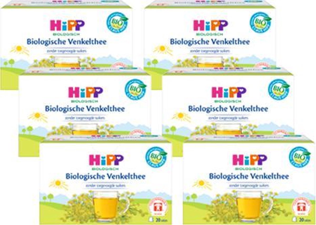 HiPP BIO thee vanaf 4 maanden - Biologische Venkelthee - 6 stuks 30gr