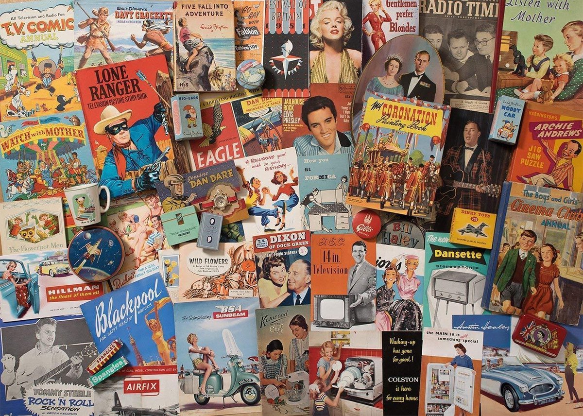 Gibsons puzzel Spirit of the 50s - 1000 stukjes