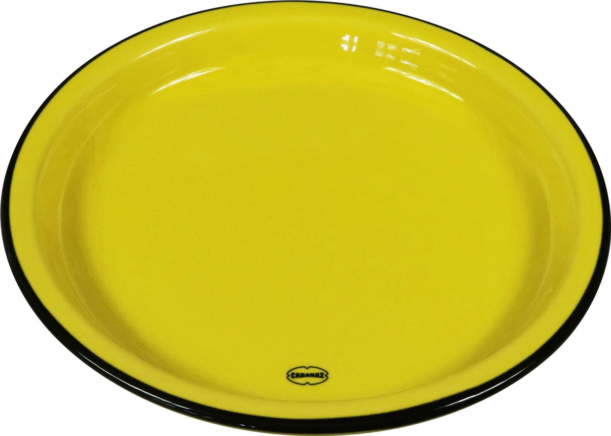 Cabanaz Eetbord Medium 22 Cm Keramiek Geel