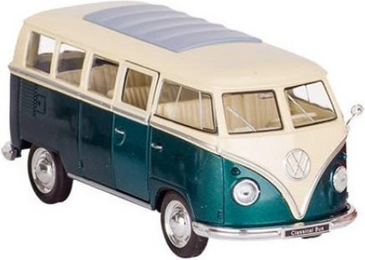 Welly Metalen volkswagen bus t1: groen 13