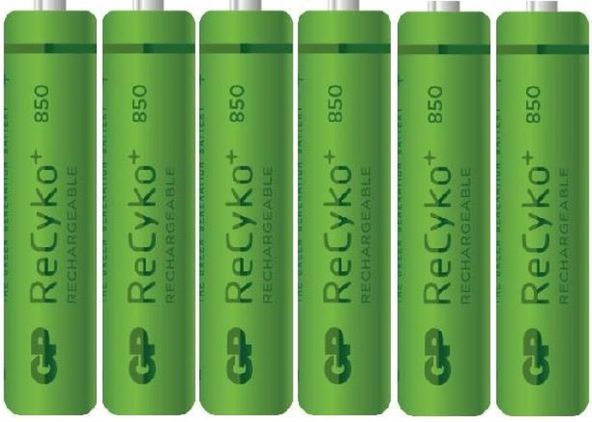 POWERDEAL: 6 x OPLAADBAAR RECYKO 850AAA