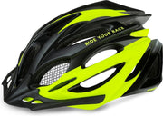 R2 Pro-Tec Fietshelm Zwart Geel L (58 - 61 cm)