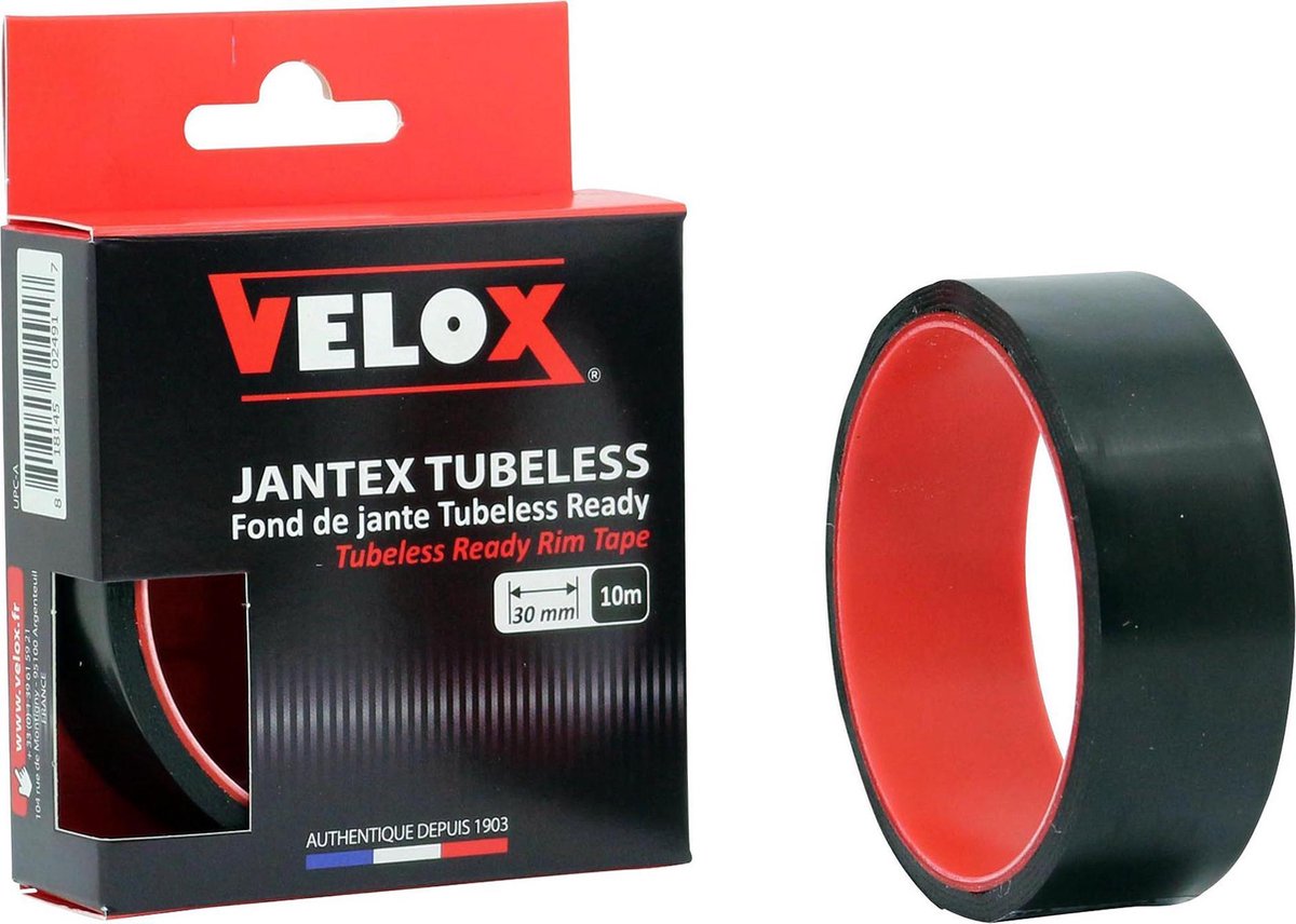 Velox Velgtape VTT 30mm tubeless wiel 30C 10meter