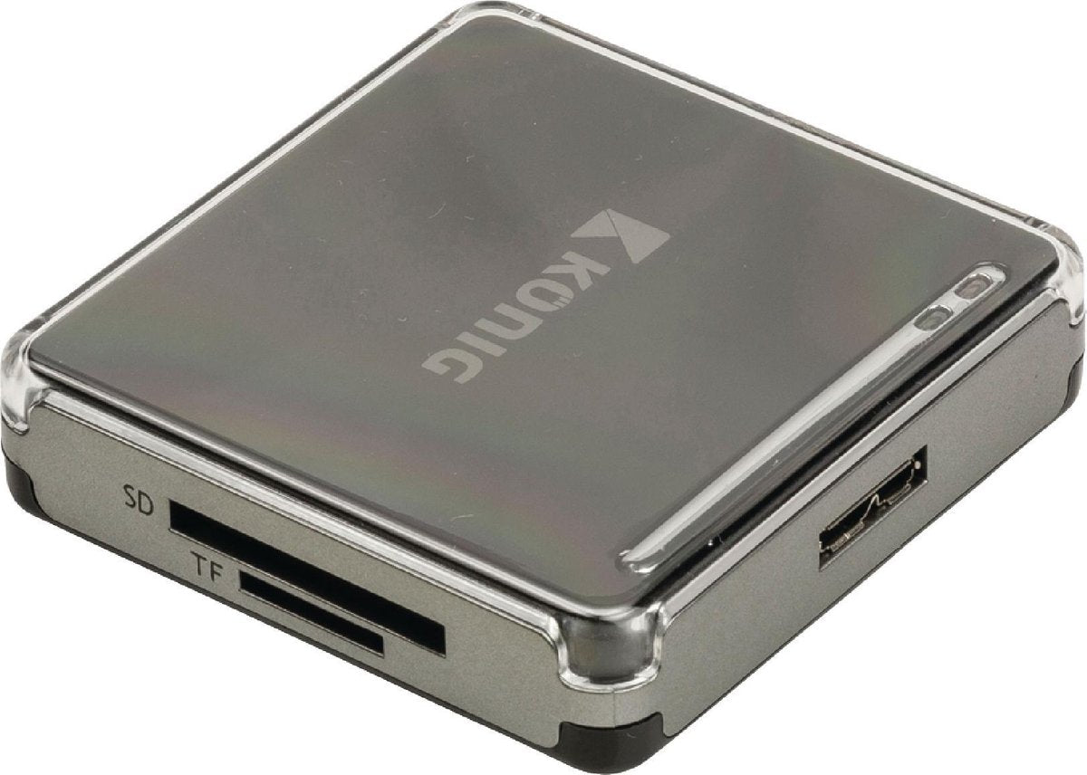 König CSU3ACR100BL USB 3.0 Zwart