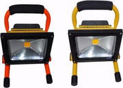 10W boulamp accu (geel) warmwitt LED line