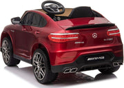 Elektrische Kinderauto Mercedes Benz GLC 63 S Rood 12V Met Afstandsbediening FULL OPTIONS