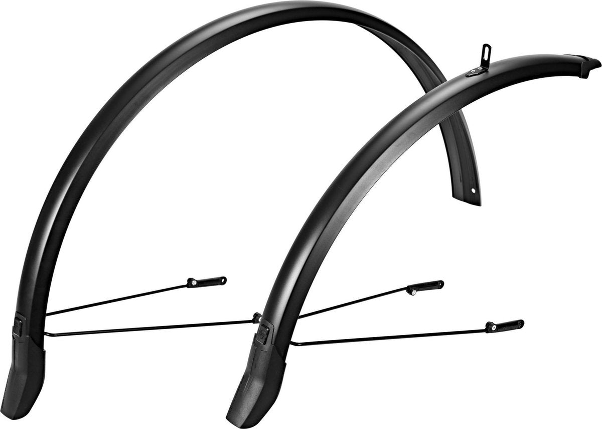 SKS spatbordset Primus 53 mm zwart