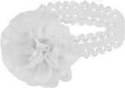 Soft Touch Haarband Spotty Organza Meisjes Polyester Wit
