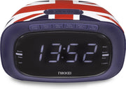 Nikkei NR200UK - Digitale Wekkerradio met Buzzer - UK Vlag