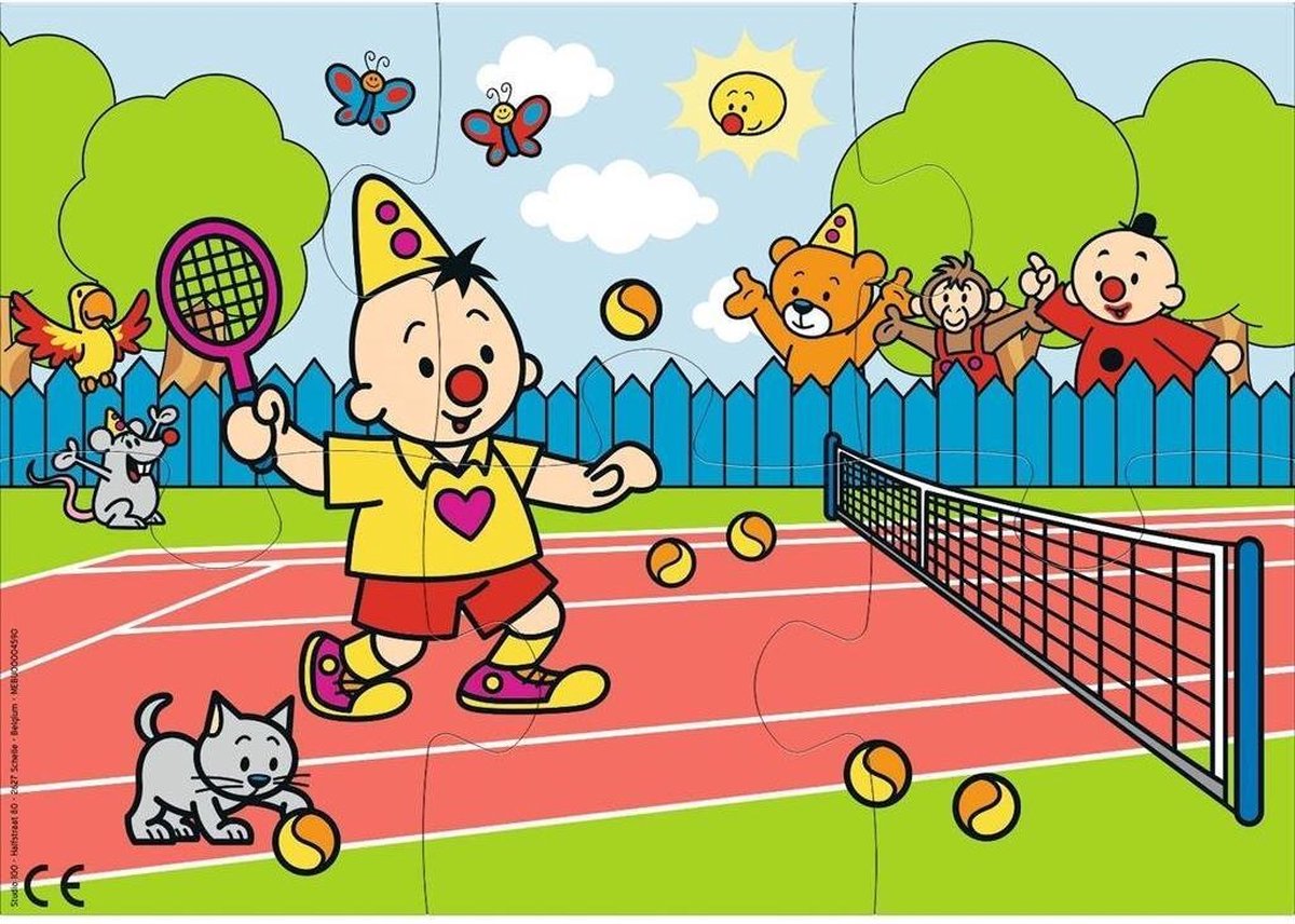 Bumba Puzzel Tennis 6 Stukjes