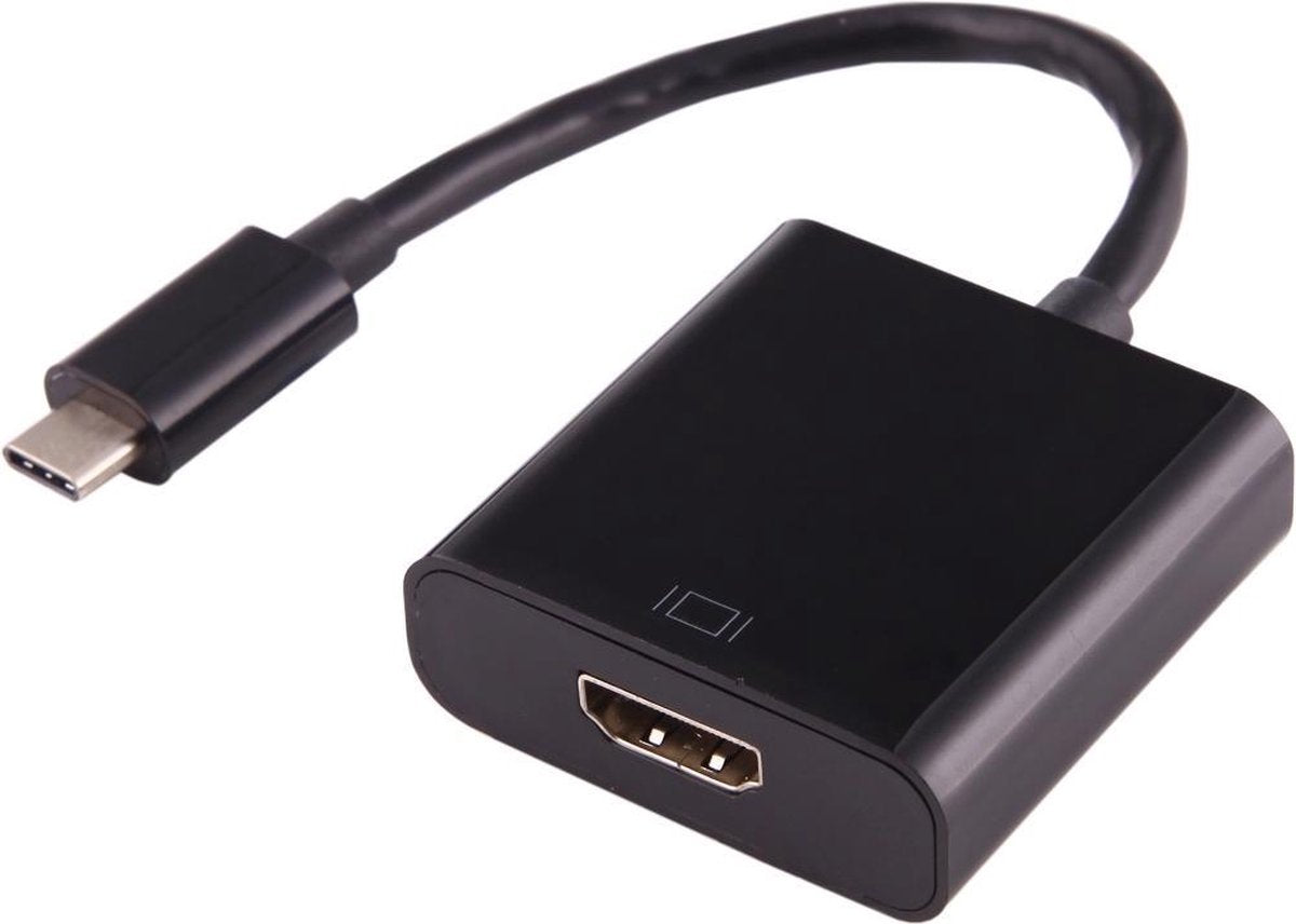 Mobigear USB-C naar HDMI Adapter Zwart 10CM