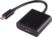 Mobigear USB-C naar HDMI Adapter Zwart 10CM