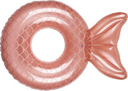 Sunnylife - Zwemband Zeemeermin - opblaasbaar - 110 x 130 x 60cm - kinderen vanaf 6 jaar - Rosé goud
