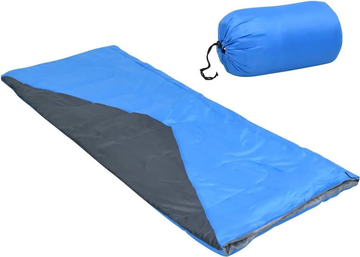 slaapzak blauw / envelop - kamperen - camping - lichtgewicht - professioneel - Nieuwste Collectie