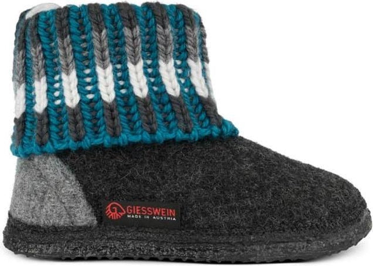 Giesswein pantoffels Kronau antraciet
