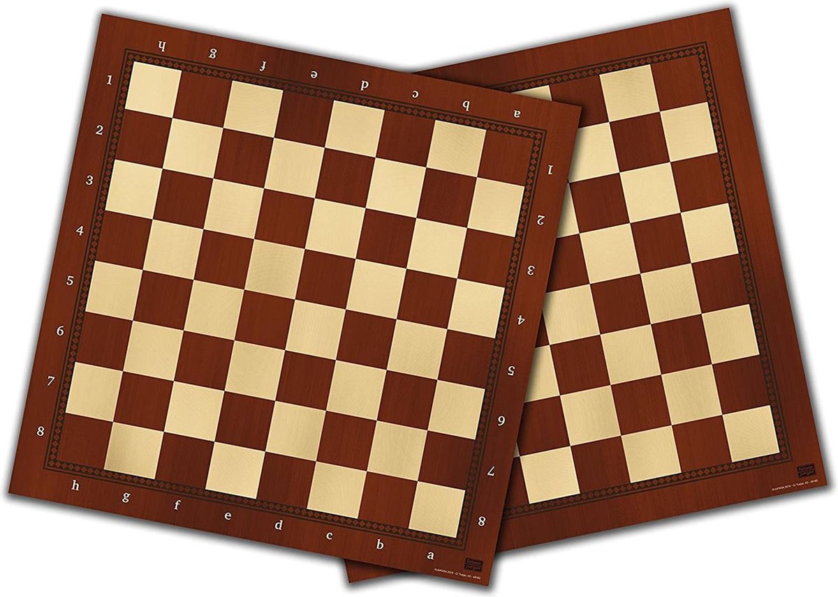Schaakbord - Zinaps schaakbord & dames (27909)- (WK 02127)