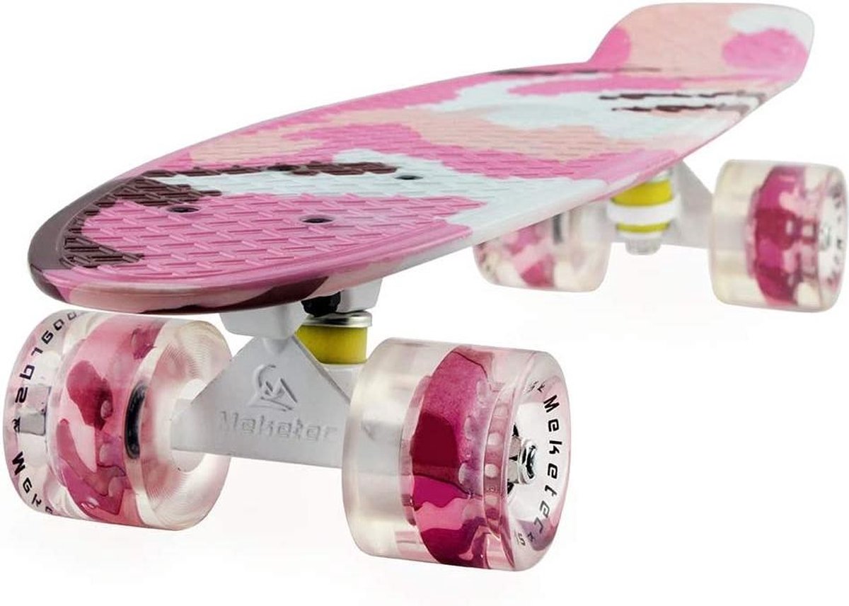 2Cycle Skateboard - LED Wielen - 22.5 inch - Girl