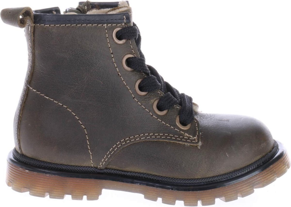 Pinocchio Jongens Veterboots P2058 - Groen - Maat 25