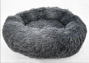 Topmast Fluffy Donut Dierenkussen - Hondenmand - Kattenmand - Superzacht - Wasbaar - 40 cm - Antraciet - S