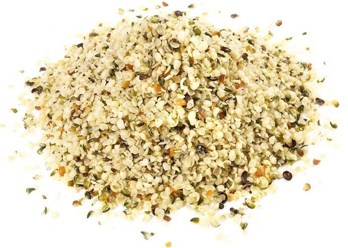 Hennepzaad gepeld (bio) | 500 gram | Rijk aan omega 3 en 6 vetzuren | Eiwitrijk