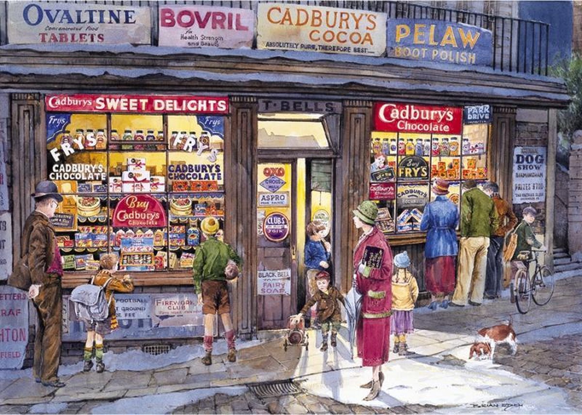 Gibsons puzzel The Corner Shop - 500 stukjes