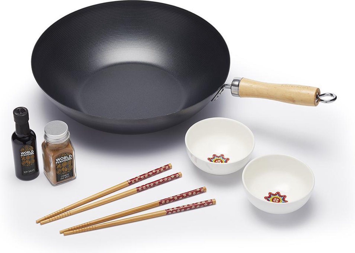 KitchenCraft 6-delige wok set