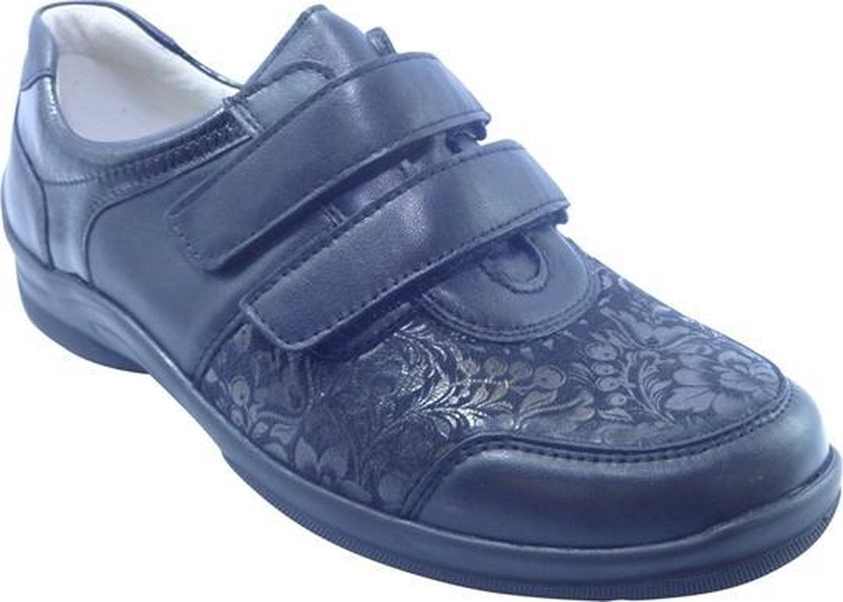 Waldlaufer Klittenbandschoen 312H01 315 001 Zwart Wijdte H