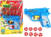 2 stuks pistool met schietschijfjes