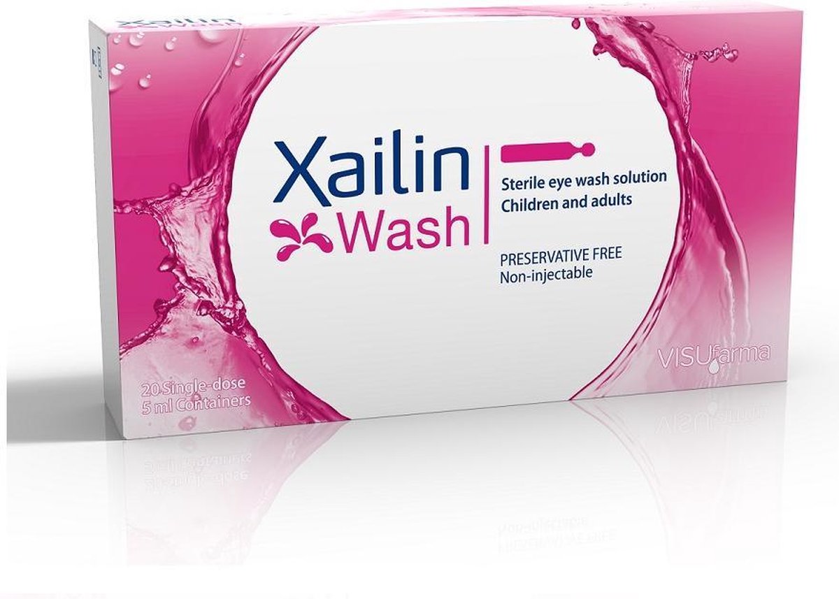 Xailin Wash 20 x 5 ml oogspoelvloeistof