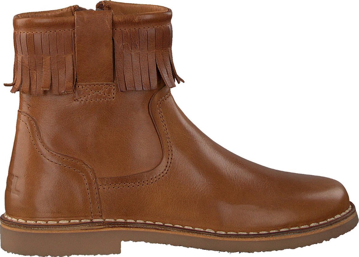 Koel4kids Ko742-09 Enkellaarsjes - Enkelboots - Meisjes - Cognac - Maat 27