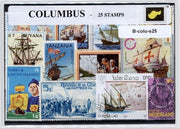 Christoffel Columbus – Luxe postzegel pakket (A6 formaat) - collectie van 25 verschillende postzegels van Christoffel Columbus – kan als ansichtkaart in een A6 envelop. Authentiek cadeau - cadeau - kaart - ontdekkingsreiziger - amerika - 1492