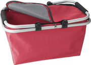 Boodschappenmand - inklapbaar - rood