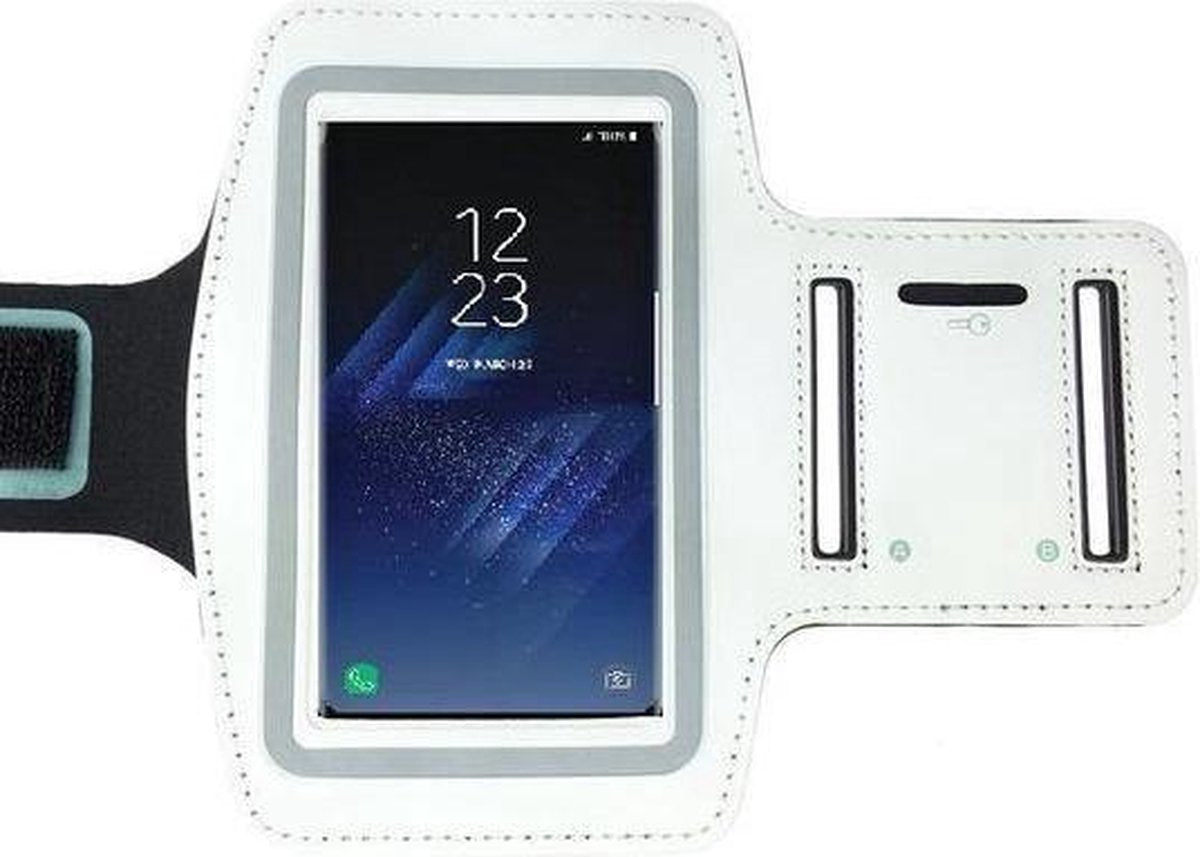 Sport Armband hoes voor Samsung Galaxy S8 Plus - Wit
