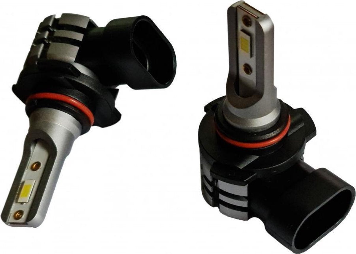 HB3 9005 koplamp set | 2x 2-SMD LED xenon wit 6000K - 2000 Lm/stuk | CAN-BUS 12V DC - 3 jaar garantie