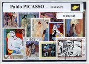 Pablo Picasso – Luxe postzegel pakket (A6 formaat) : collectie van 25 verschillende postzegels van Pablo Picasso – kan als ansichtkaart in een A6 envelop