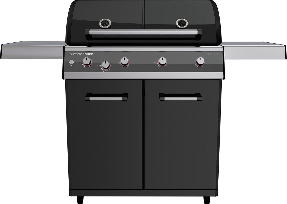 Outdoorchef Dualchef 425 G Gasbarbecue - 5 branders - Zwart
