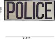 Embleem Police groot stof