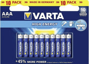 Varta High Energy AAA 10-pack