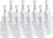 16x Bruiloft bellenblaas taart met hart 3 x 7