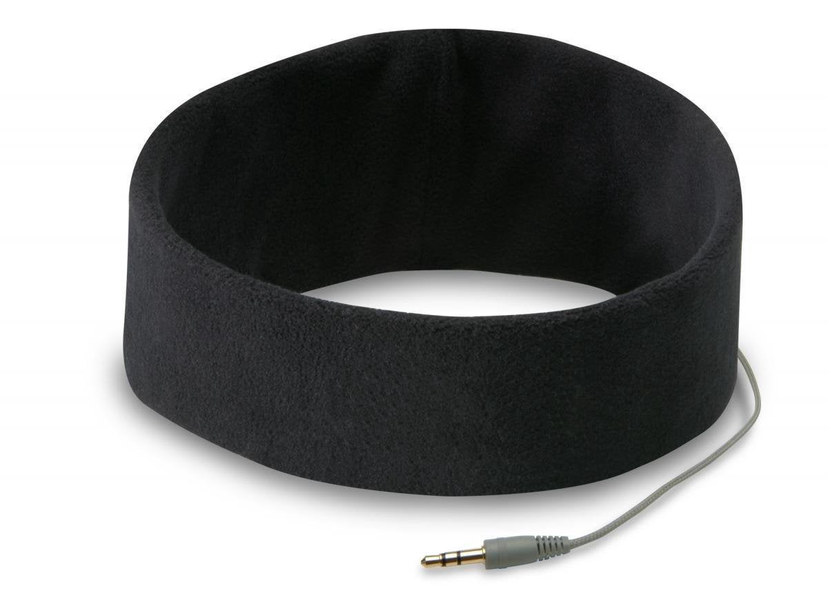 SleepPhones® Classic Fleece Zwart - Medium
