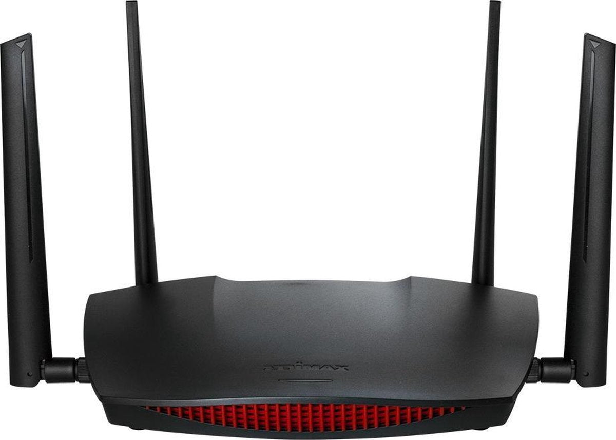 Edimax RG21S draadloze router Dual-band (2.4 GHz / 5 GHz) Gigabit Ethernet Zwart