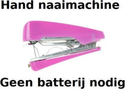 Allesvoordeliger mini hand naaimachine  - roze
