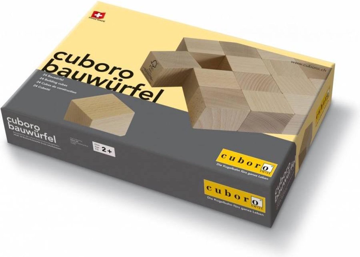 Cuboro Houten knikkerbaan Uitbreidingsset Bouwblokken