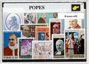 Pausen – Luxe postzegel pakket (A6 formaat) - collectie van verschillende postzegels van Pausen – kan als ansichtkaart in een A6 envelop. Authentiek cadeau - kado - kaart - rome - leo - vaticaan - italie - katholiek - rooms - paus - johannes