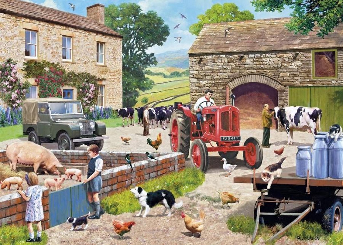 Puzzel 1000 stukjes - Life on the Farm