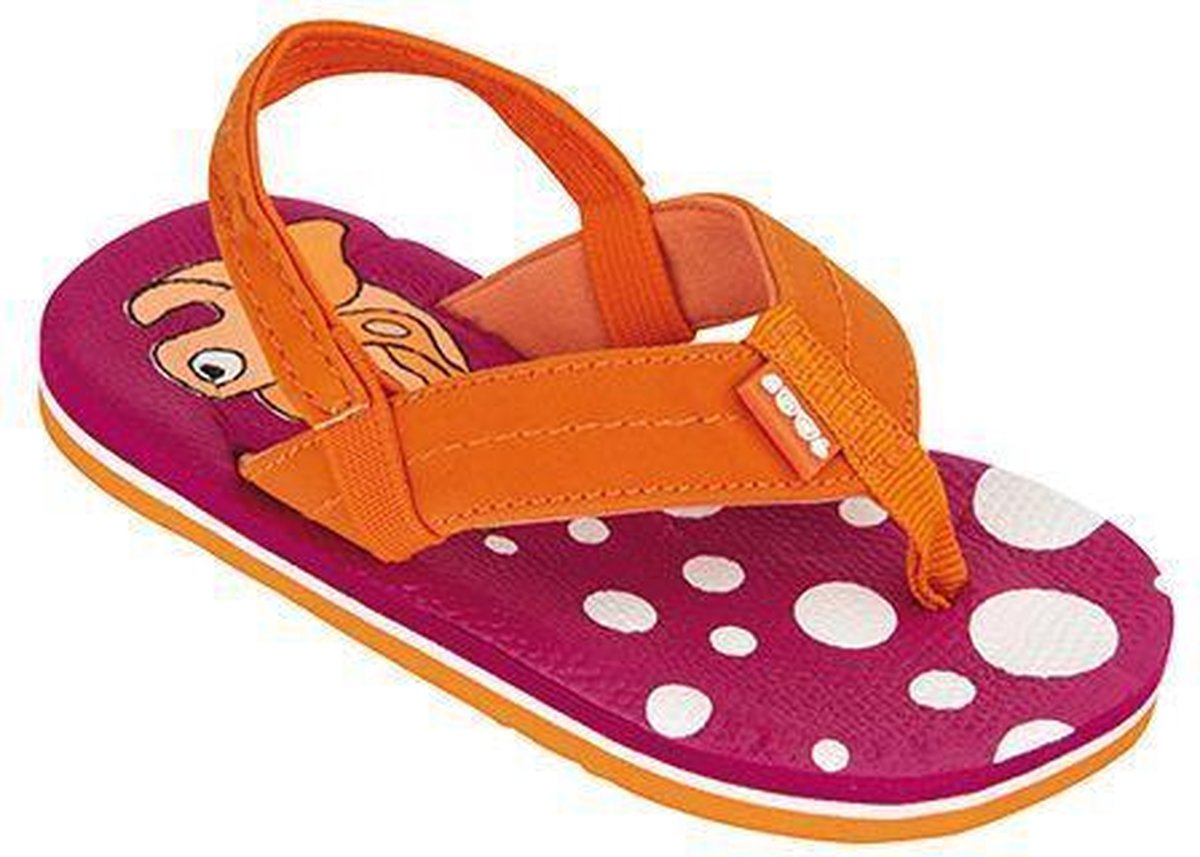 Cool Shoe Teenslippers Cool Fish Junior Eva Oranje/paars Mt 25/26