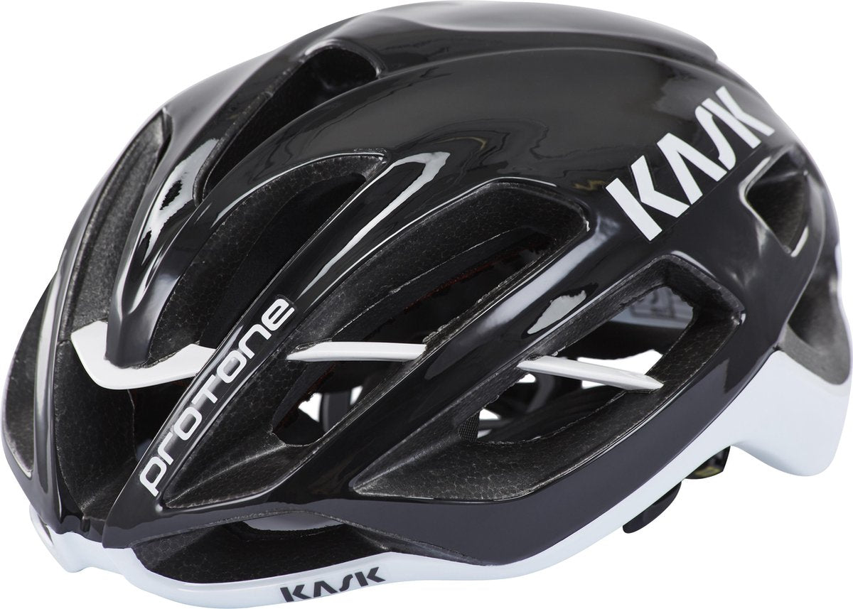 Kask Protone - Fietshelm - Maat  M (52-58 cm) - Zwart / Wit