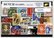 Nederland / Holland – Luxe postzegel pakket (A6 formaat) : collectie van 100 verschillende postzegels van Nederland – kan als ansichtkaart in een A6 envelop